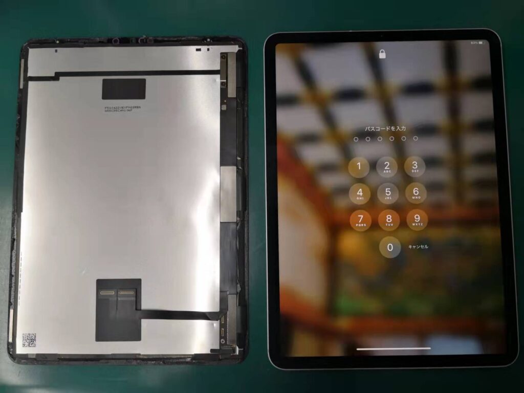 iPad Pro 11インチ(第２世代) タッチ操作不良 タッチ切れ 液晶破損 